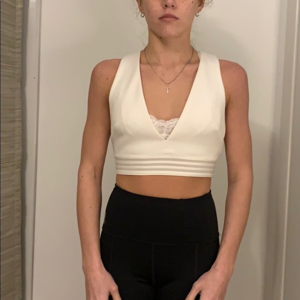 Crop dressy top